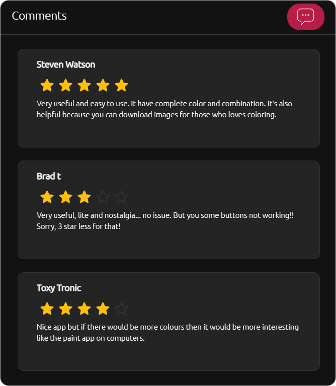 LaminApp Commenting and Rating system